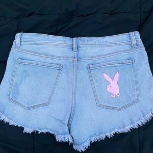 playboy jean shorts